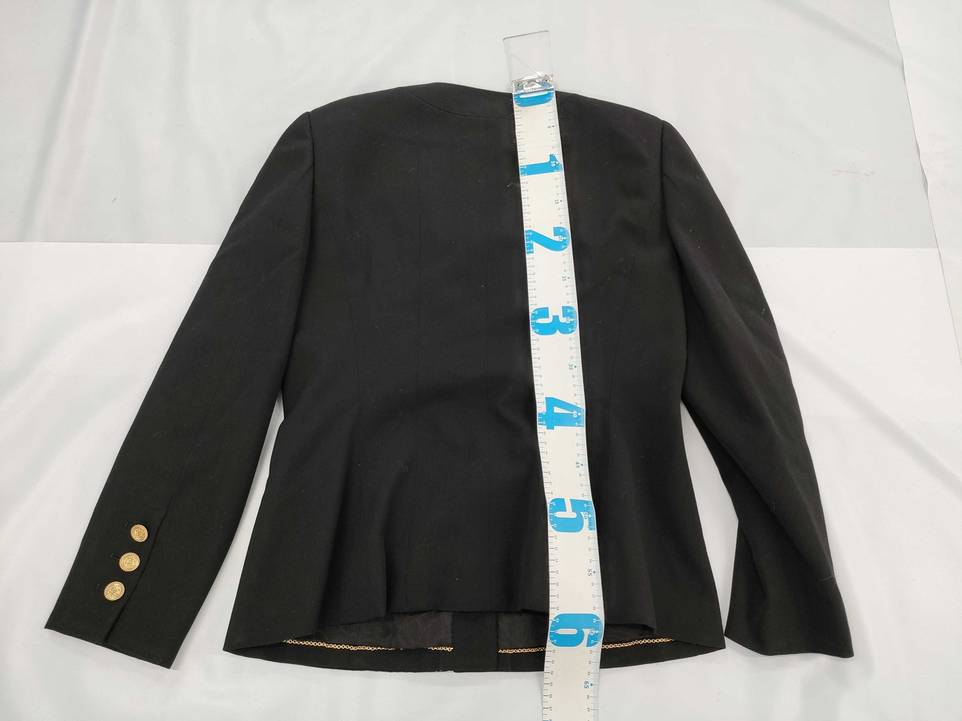 CHANEL Gold Button Jacket Jacket
