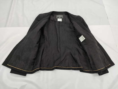 CHANEL Gold Button Jacket Jacket