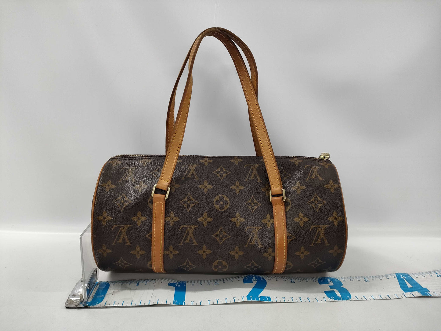 LOUIS VUITTON Monogram Papillon Handbag with Pouch