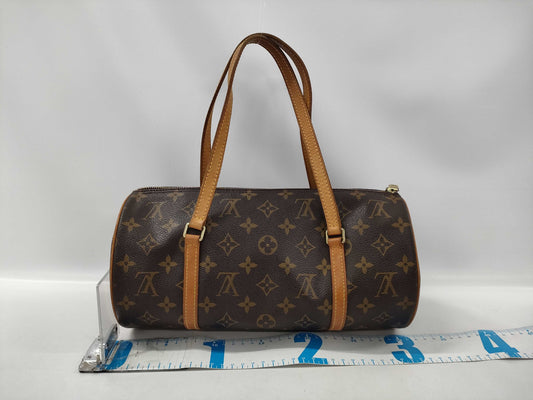 LOUIS VUITTON Monogram Papillon Handbag with Pouch