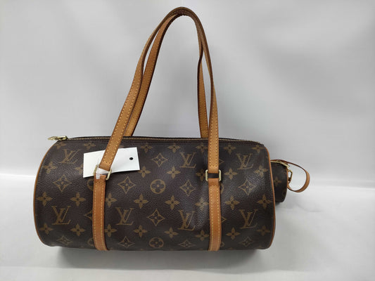 LOUIS VUITTON Monogram Papillon Handbag with Pouch