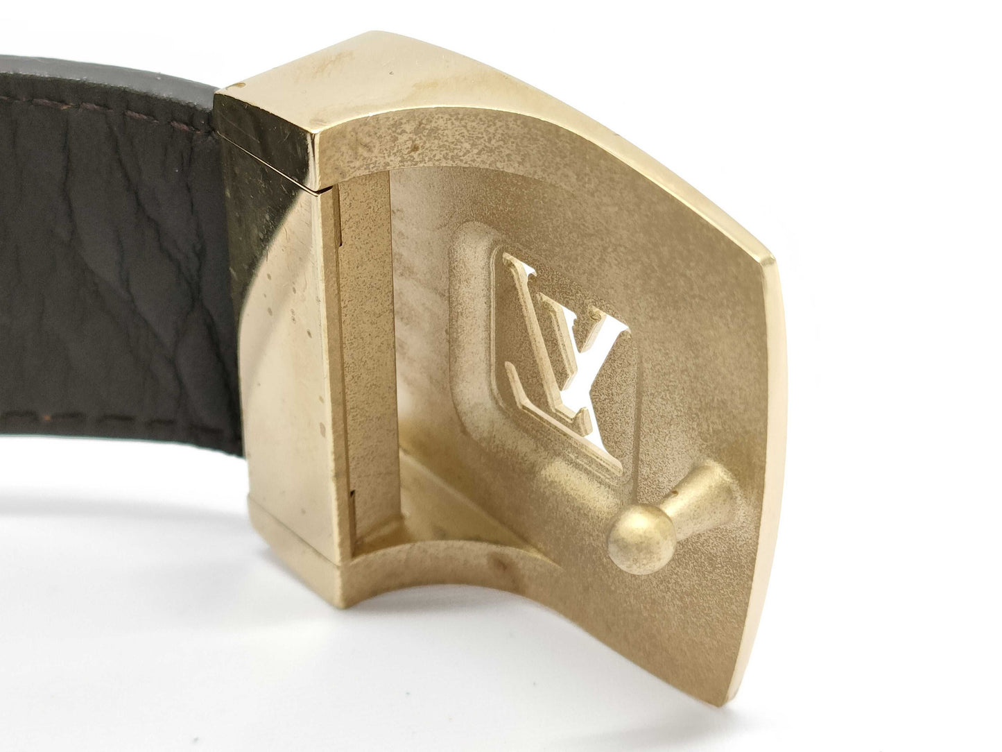 LOUIS VUITTON Monogram Monogram Santur Belt