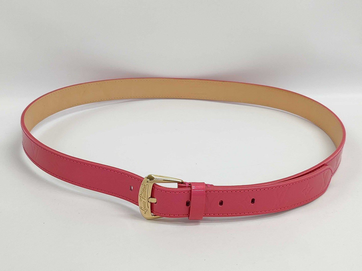 LOUIS VUITTON Vernis Vernis Santur Belt