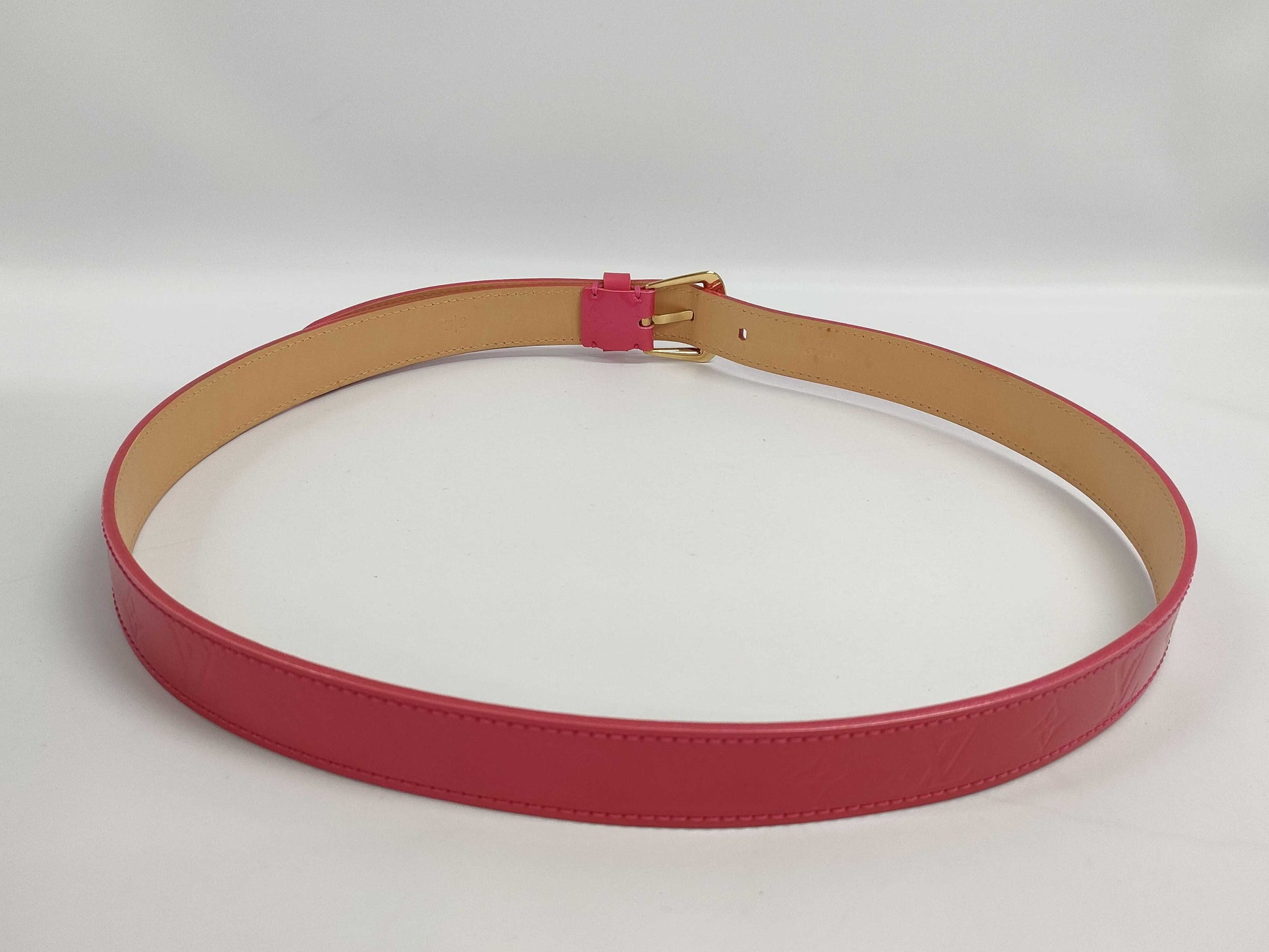 LOUIS VUITTON Vernis Vernis Santur Belt