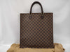 LOUIS VUITTON Damier Sac Plait Tote Bag with Initials