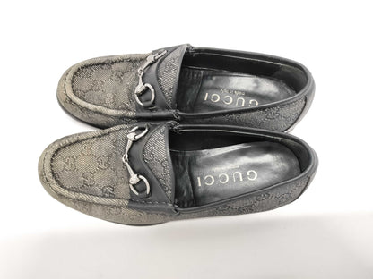 GUCCI GG Canvas Horsebit Pumps