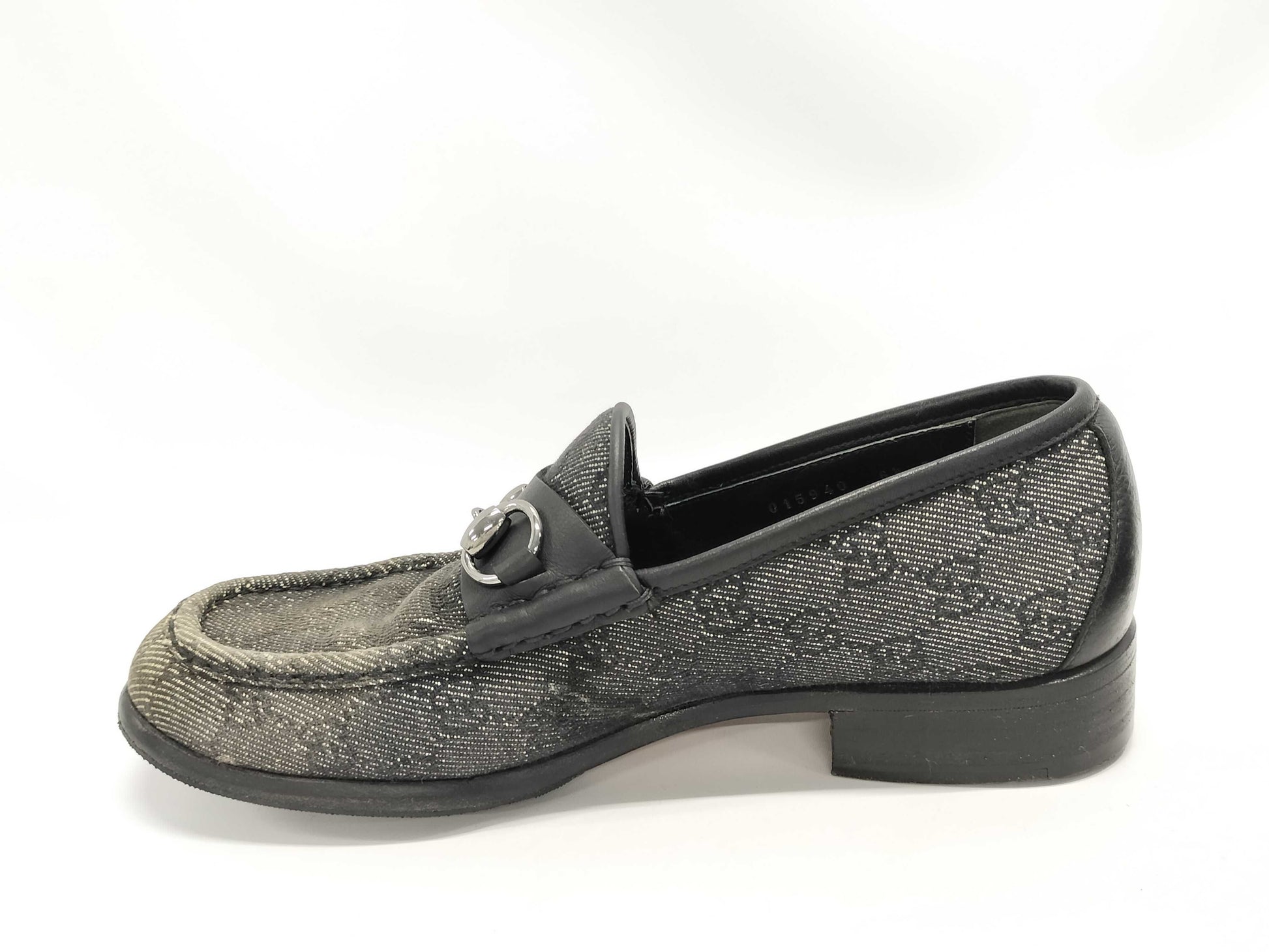 GUCCI GG Canvas Horsebit Pumps