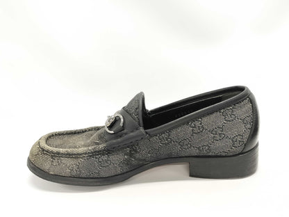 GUCCI GG Canvas Horsebit Pumps