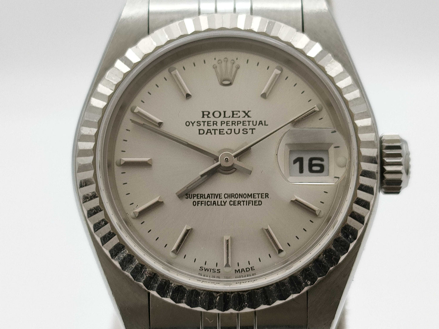 ROLEX 79174 K869522 Silver Dial Women's Watch