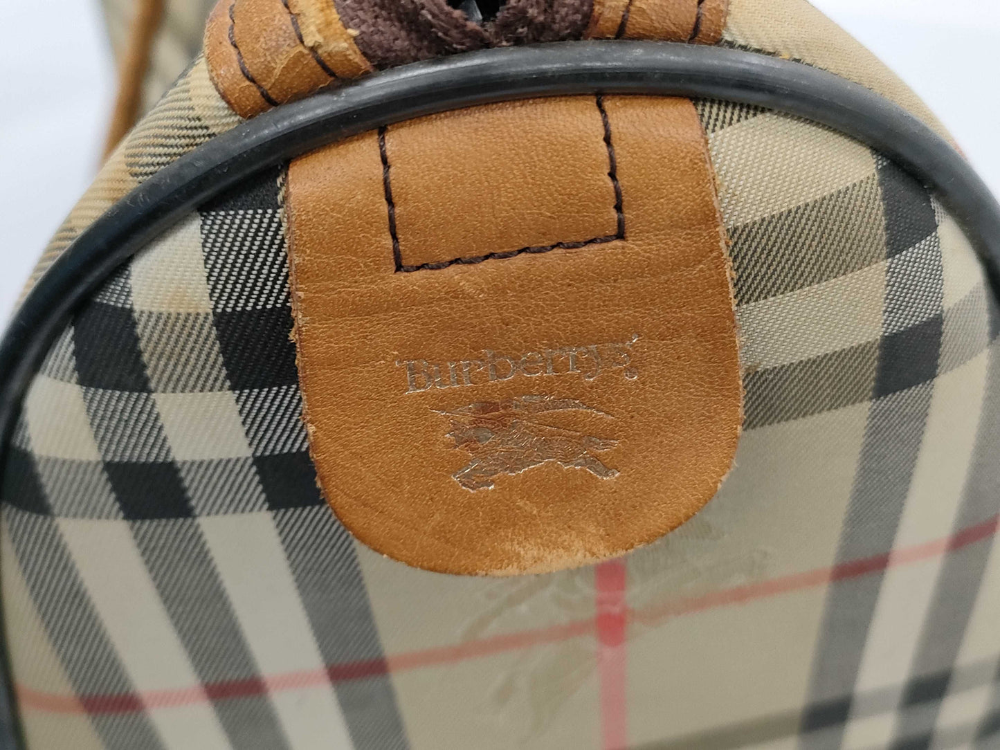 LOUIS VUITTON Louis Vuitton/Burberry bag set Boston bag