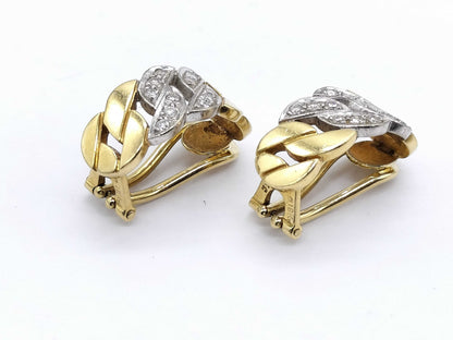 D0.31ct K18 8.3g Earrings 