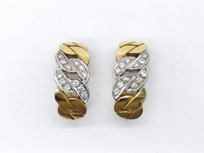 D0.31ct K18 8.3g Earrings 