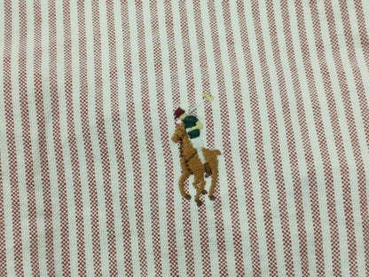 BURBERRY □ RALPH LAUREN Striped Shirt Reindeer Logo Shirt