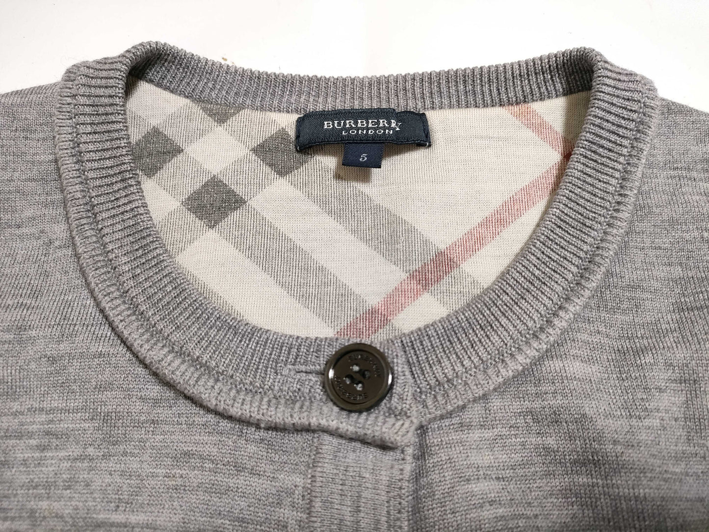 BURBERRY □ BURBERRY LONDON Checked Cardigan