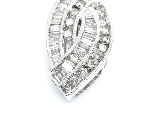 Diamond K18WG 2.6g Pendant Top 