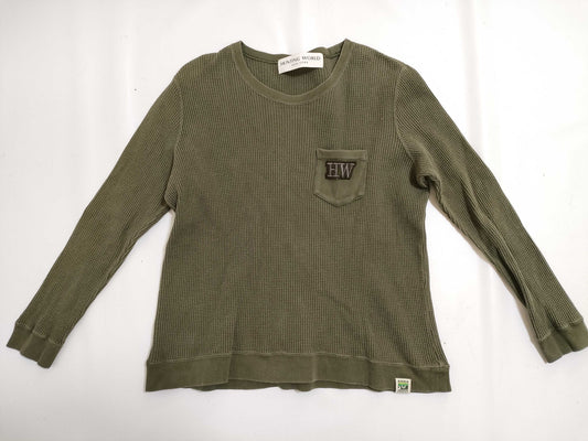 HUNTING WORLD ? HUNTING WORLD Waffle Fabric Long Sleeve Shirt Tops