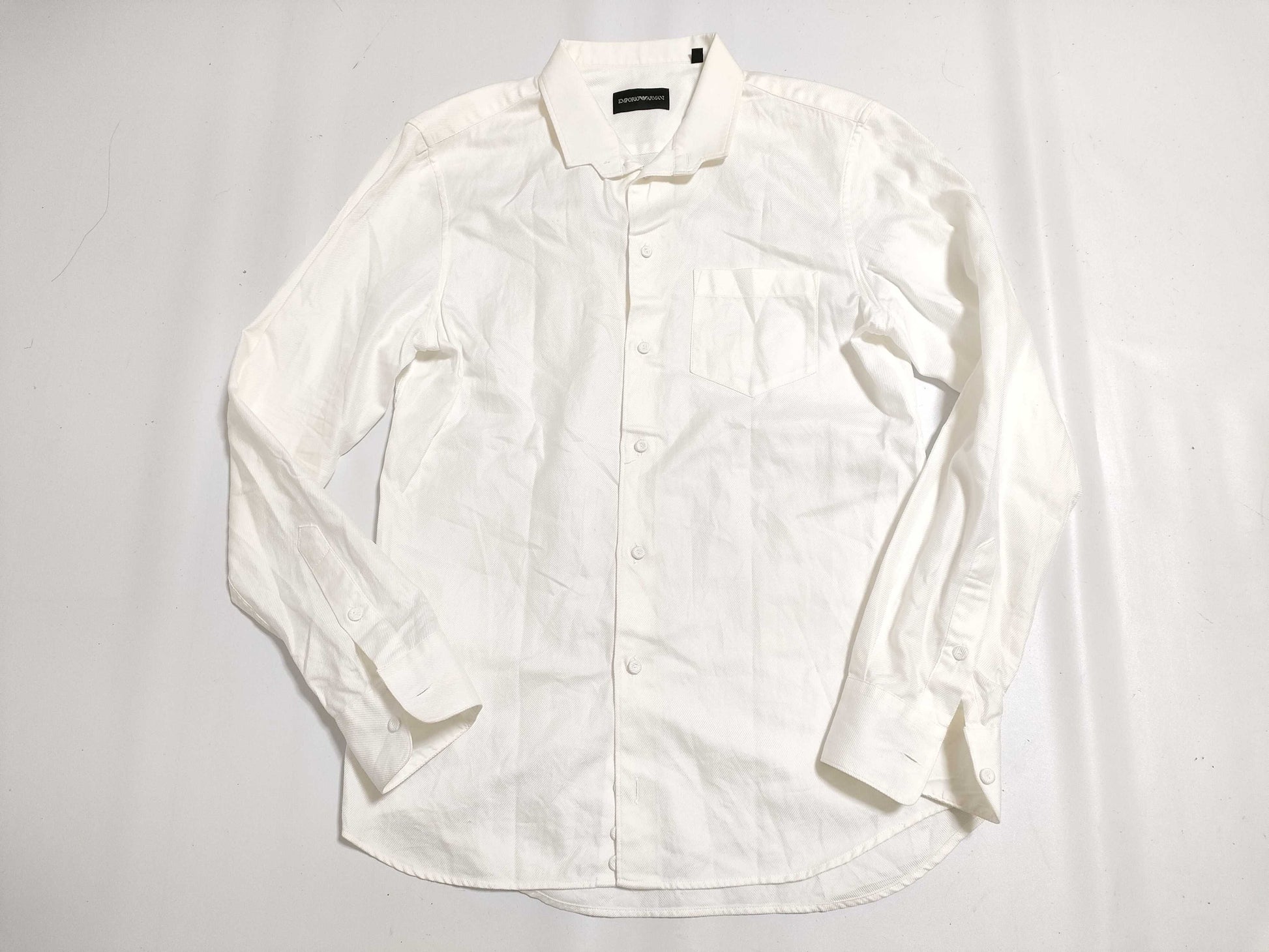ARMANI □EMPORIO ARMANI white shirt shirt