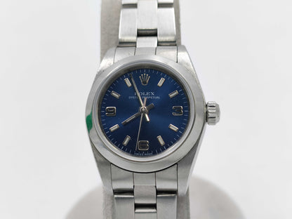 ROLEX 76080 K885726 Blue Dial Women's Watch