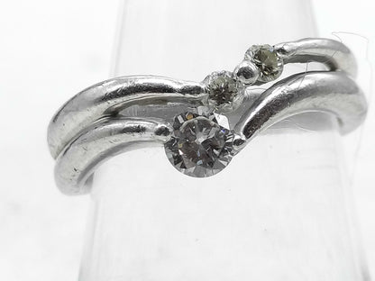 D0.40ct Pt900 5.0g Ring 