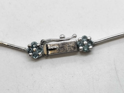 D1.134ct Pt850 7.9g Bracelet/Bangle 