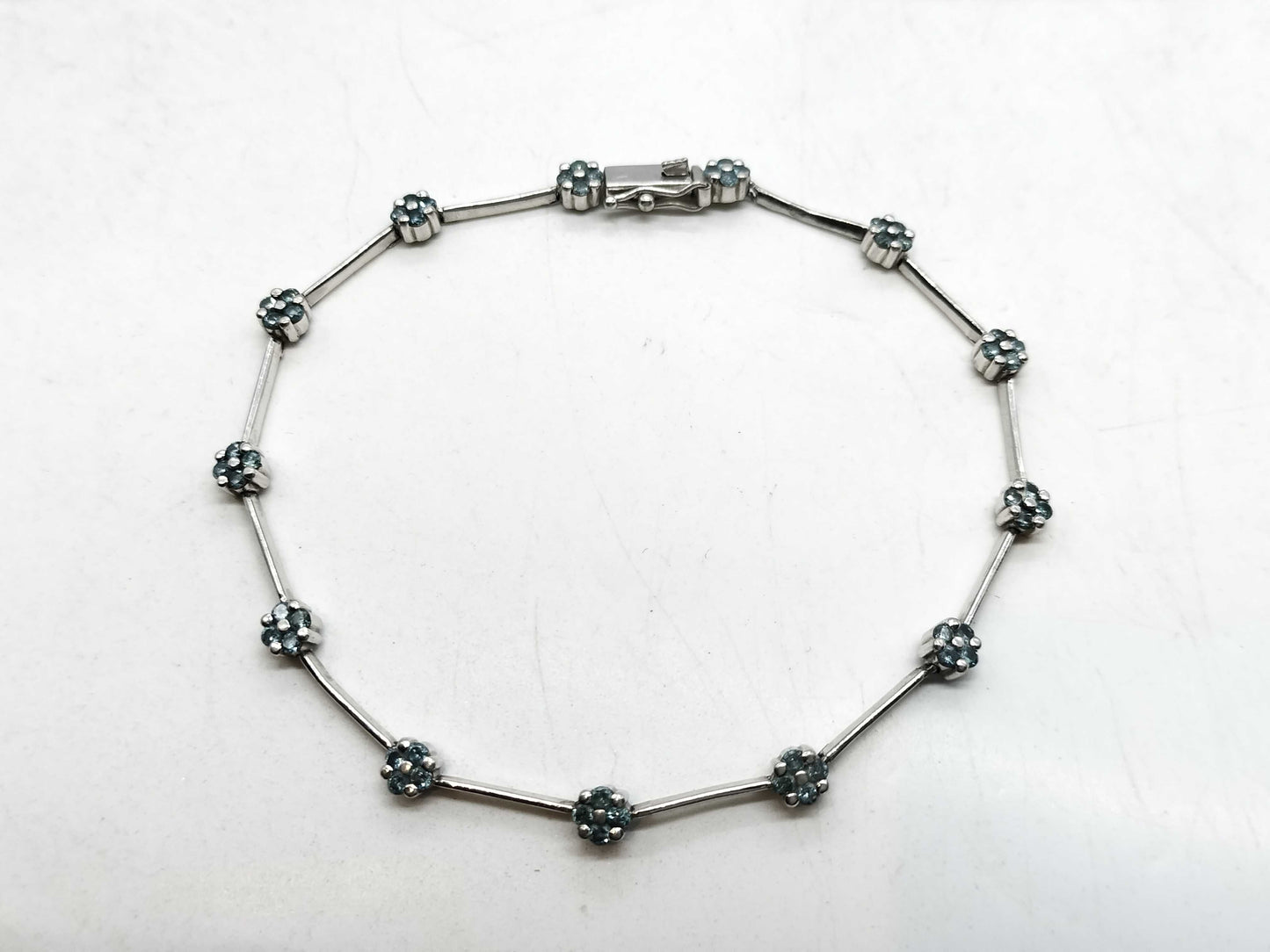 D1.134ct Pt850 7.9g Bracelet/Bangle 