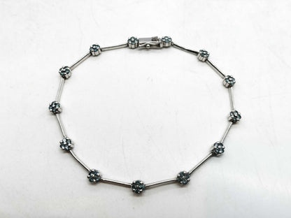 D1.134ct Pt850 7.9g Bracelet/Bangle 