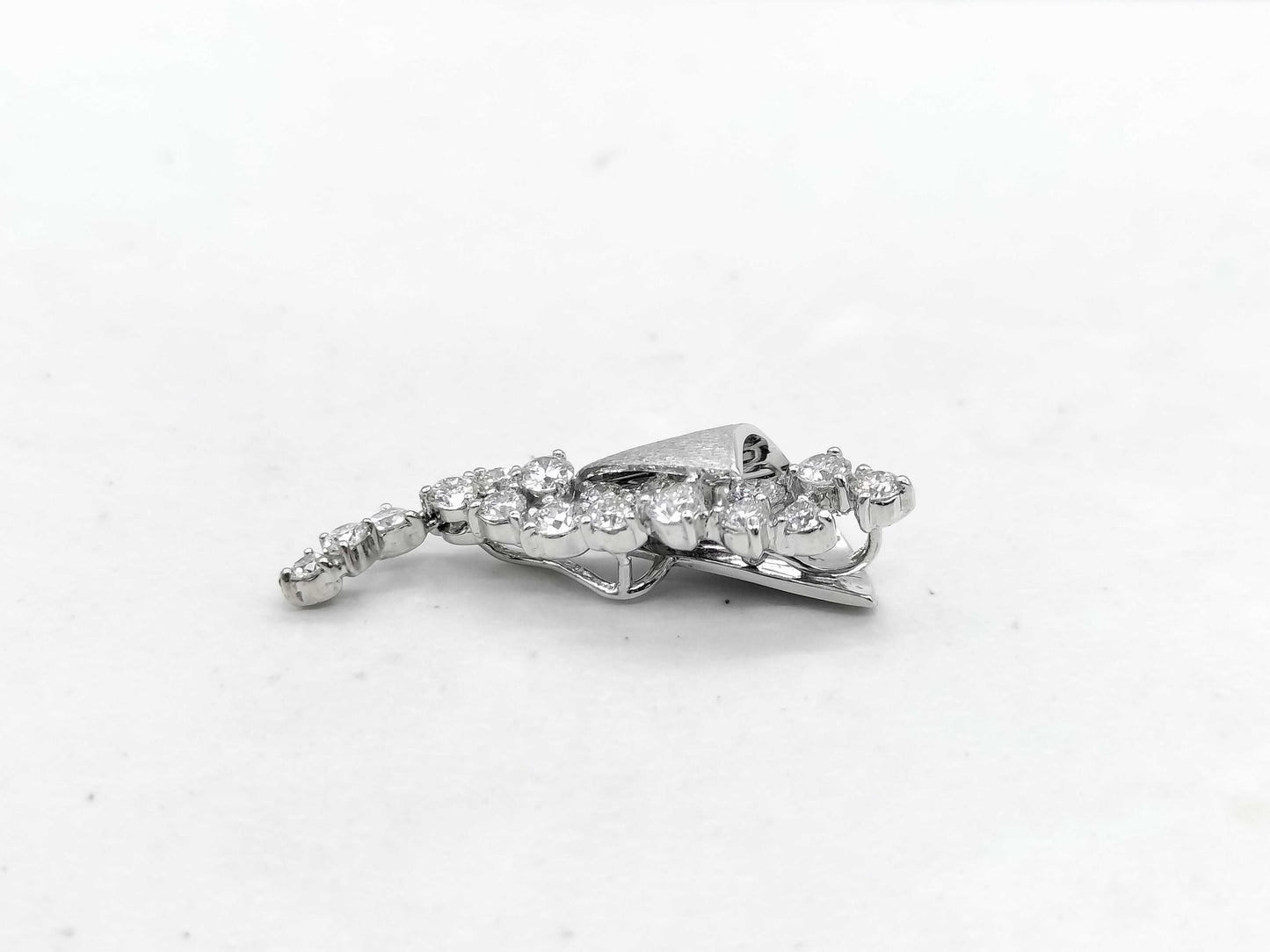 D0.67ct K18WG 2.6g Pendant Top 