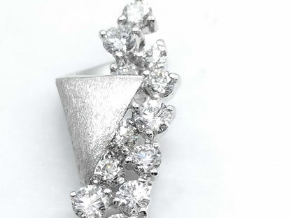 D0.67ct K18WG 2.6g Pendant Top 