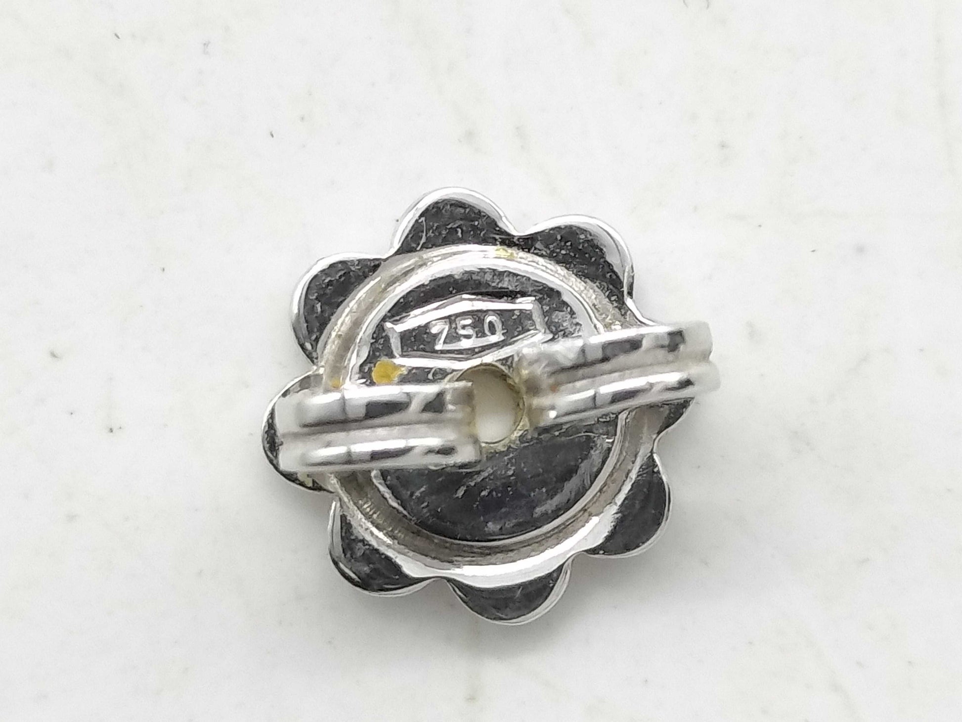 MIKIMOTO Black Pearl Earrings, Diameter 9.7mm, 750g, 4.2g 