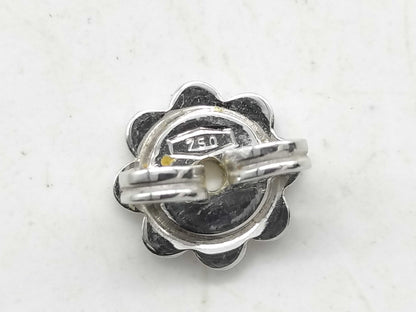 MIKIMOTO Black Pearl Earrings, Diameter 9.7mm, 750g, 4.2g 