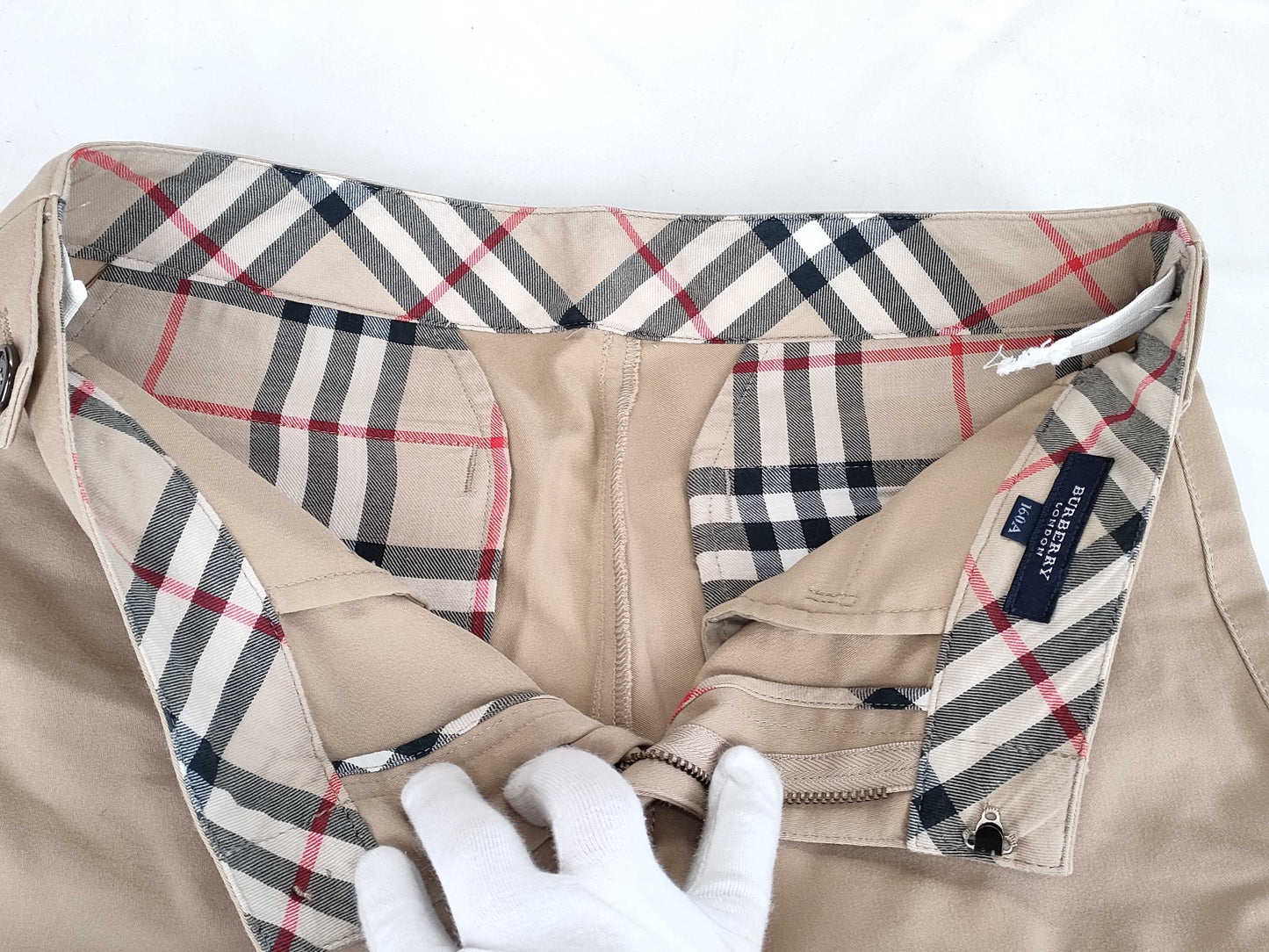 BURBERRY □ BURBERRY Checked Pants Pants