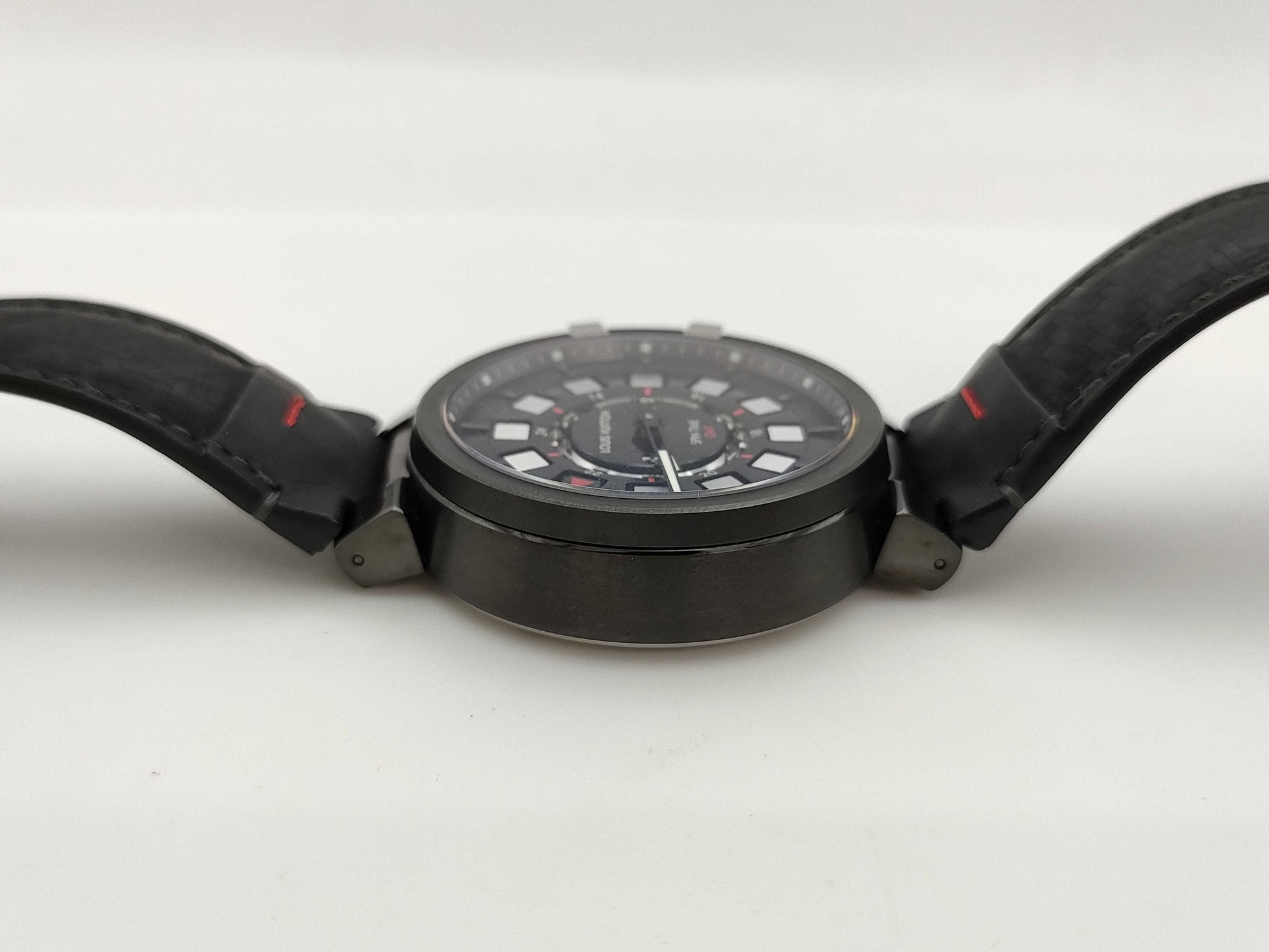 LOUIS VUITTON Tambour Evolution Spintime GMT Q1AG0 TH3490 Automatic Men's Watch