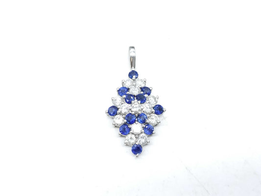 S1.35ct D1.10ct Pt900 5.4g Pendant Top 
