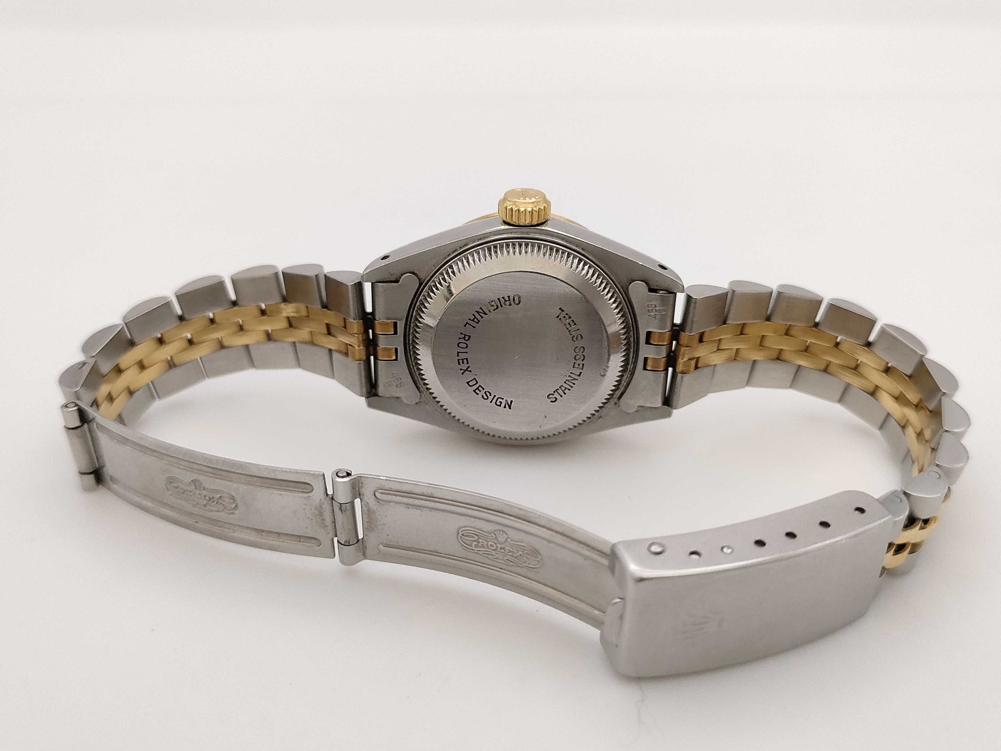 ROLEX 69173G L555139 Champagne Dial Jubilee Bracelet Women's Watch