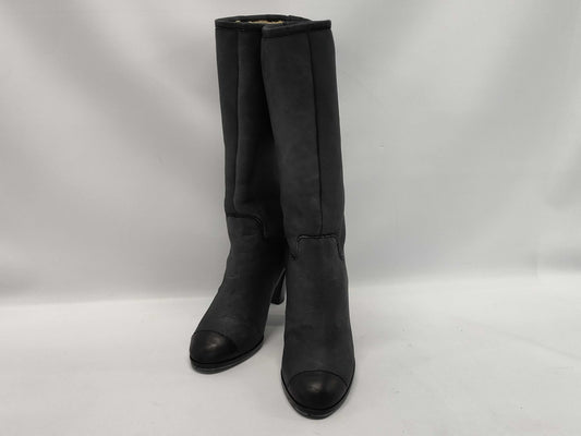 CHANEL Coco Mark Long Boots Other Shoes