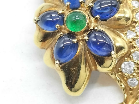 S1.18ct E0.10ct D0.23ct K18 4.0g Pendant Top 