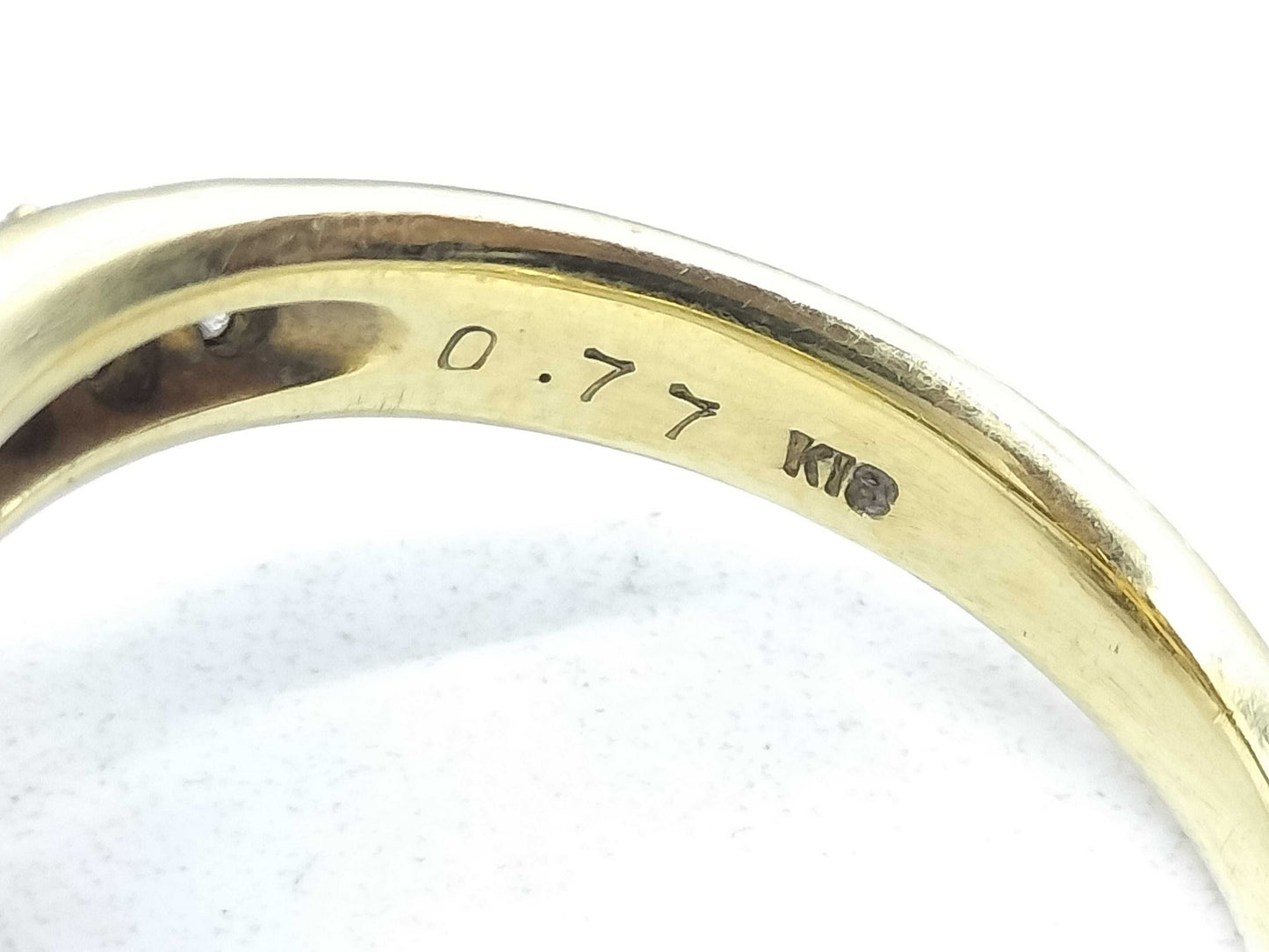 Pearl Ring 11.4mm Diameter, 0.77ct, 7.7g, 18K Gold