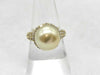 Pearl Ring 11.4mm Diameter, 0.77ct, 7.7g, 18K Gold