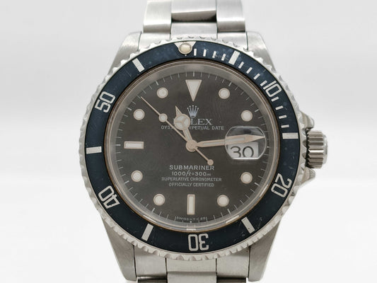 ROLEX 16610 N134508 Tritium Black Dial Oyster Men's Watch