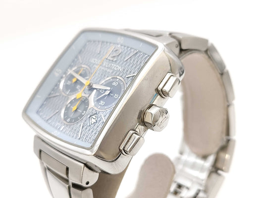 LOUIS VUITTON Speedy Chronograph Q2121 Ice Blue RP3037 Automatic Men's Watch