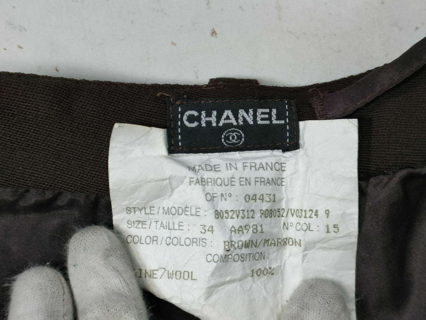 CHANEL Coco Mark Coco Mark/Pants Brown Pants