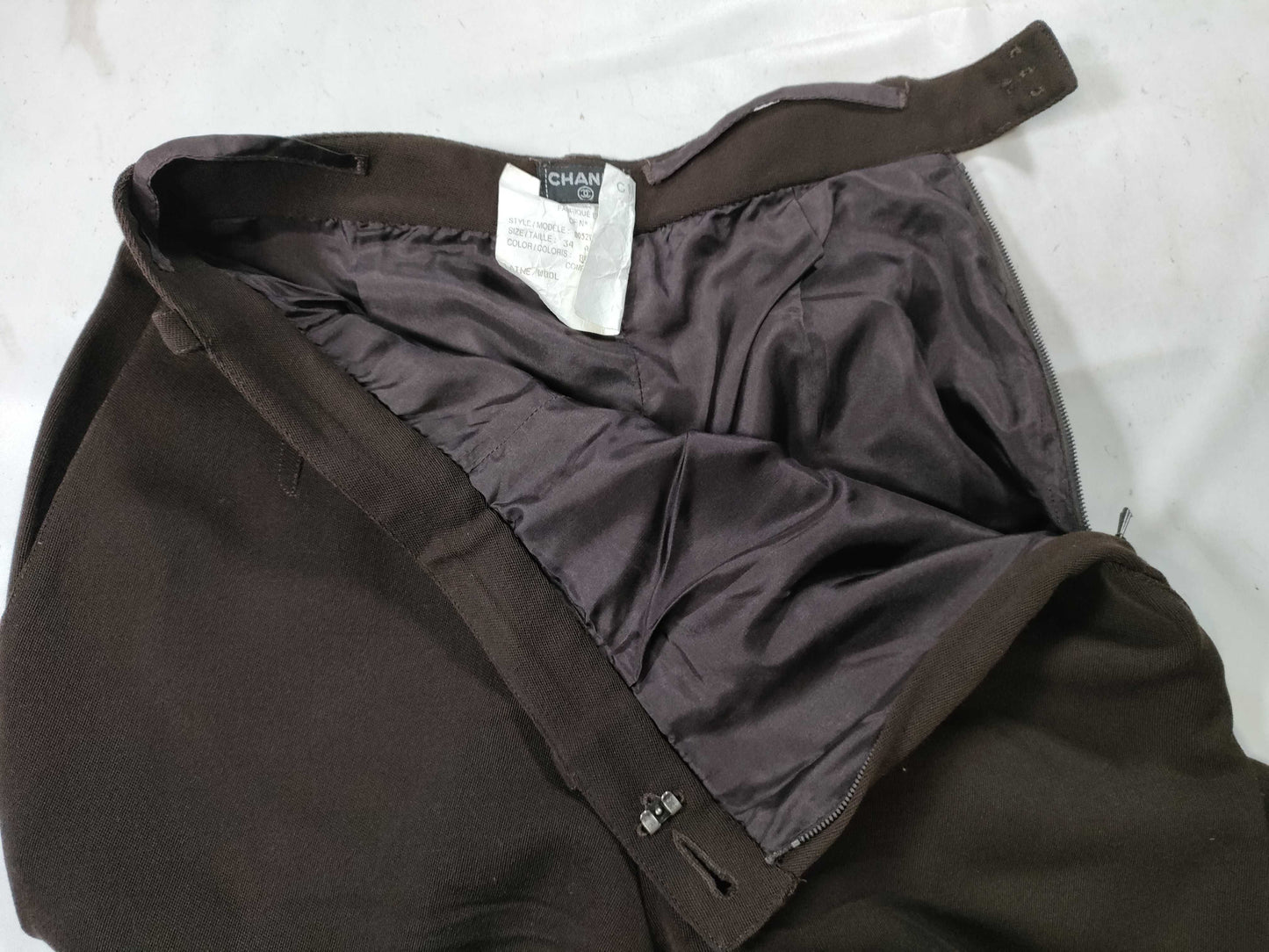 CHANEL Coco Mark Coco Mark/Pants Brown Pants