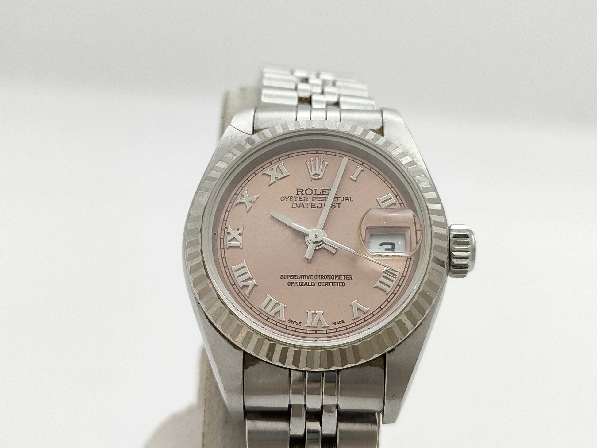 ROLEX 79174 P703917 Pink Dial Jubilee Bracelet Women's Watch