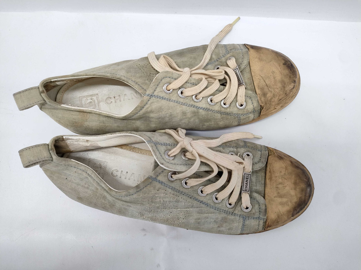 CHANEL Shoes 1G2 CHANEL 2009 Vintage Sneakers