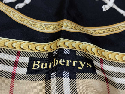 Burberrys Burberry Check Black Scarf