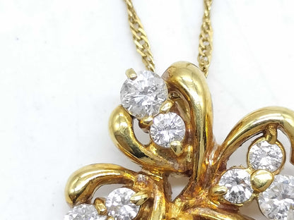 D0.50ct K18 3.6g Necklace 