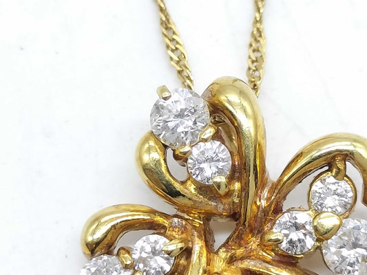 D0.50ct K18 3.6g Necklace 