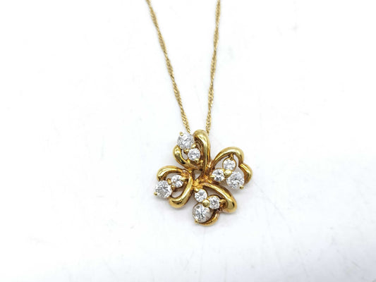 D0.50ct K18 3.6g Necklace 