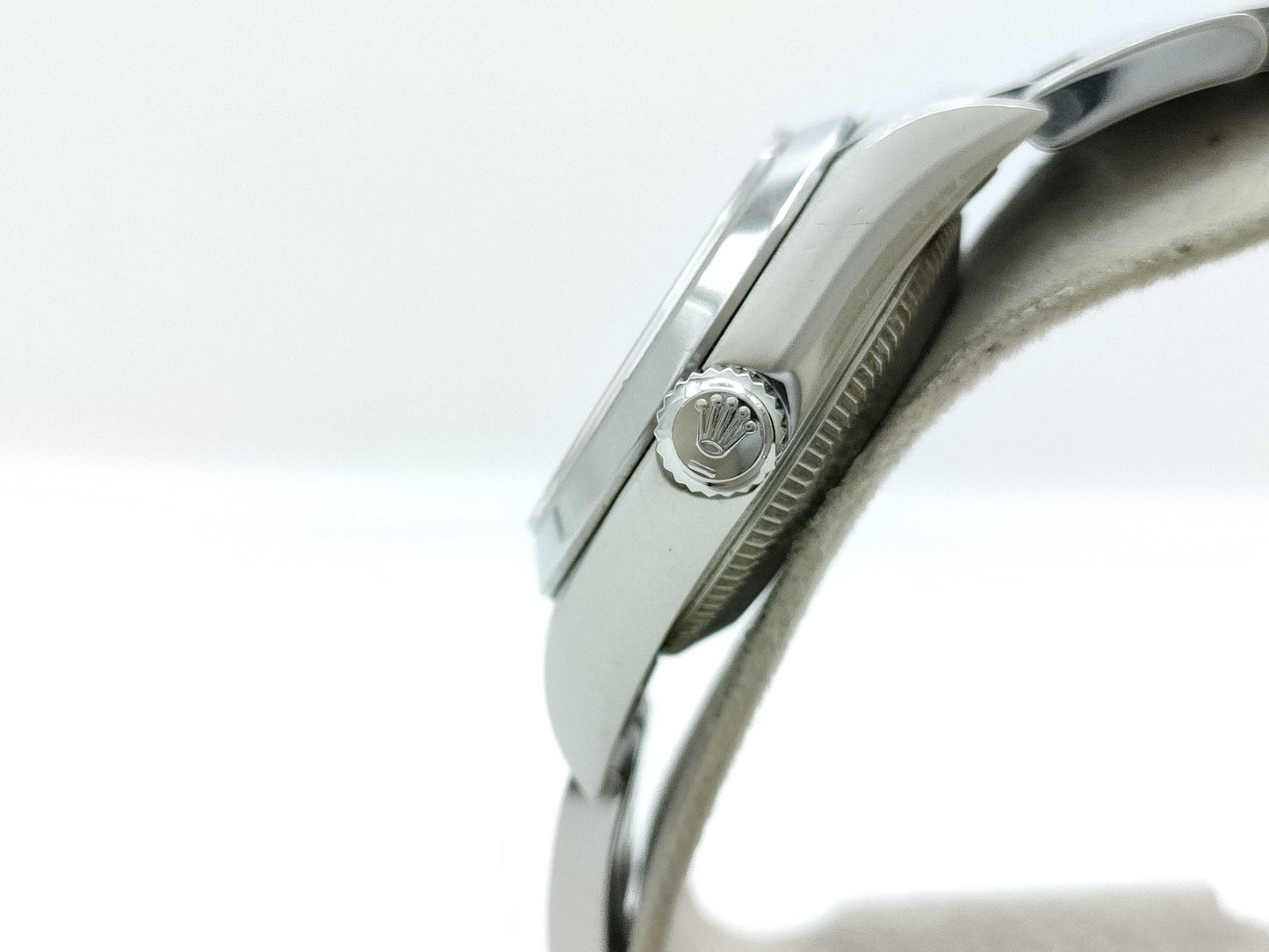 ROLEX 76080 A892605 Blue Dial Oyster Women's Watch