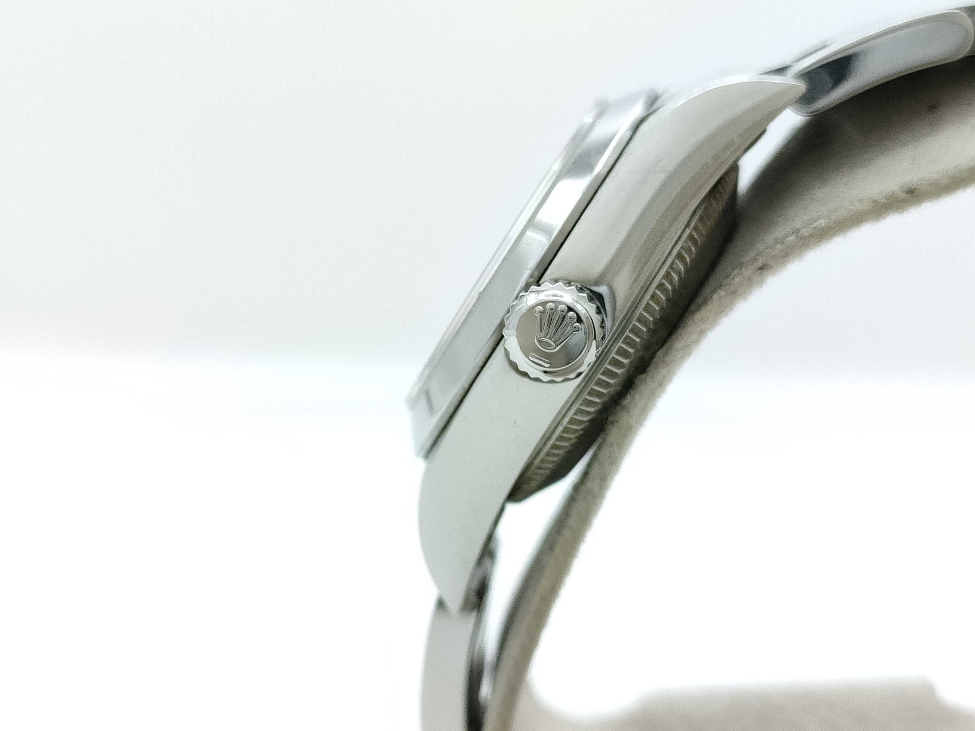 ROLEX 76080 A892605 Blue Dial Oyster Women's Watch